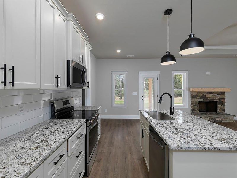 Furnished interior view inside a new home in , Dallas (Image 9).