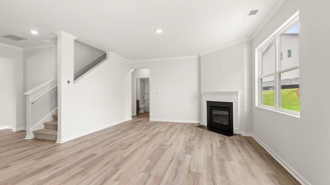 Spacious, unfurnished interior of a new home in Liberty Crossing, Braselton (Image 13).