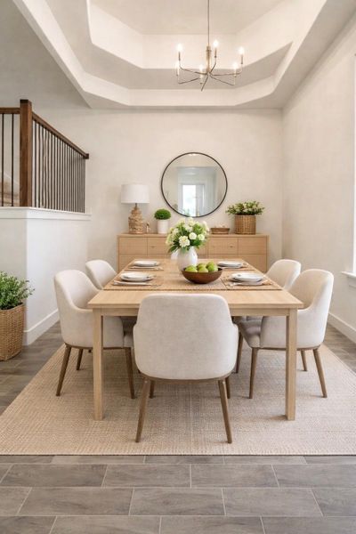 Stunning dining room (Virtually staged)