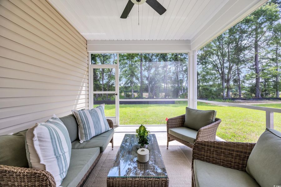 Exterior details and patio area of a home in Westwood Reserve, Conway (Image 3).