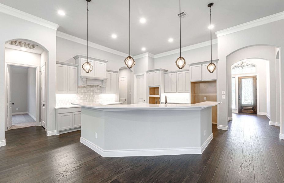 Representative furnished interior of a home built from the 3358 by Ravenna Homes in Artavia 70′, Conroe (Image 12).