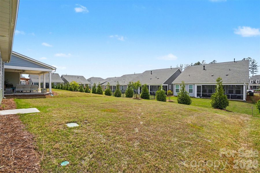 Exterior details and patio area of a home in , Charlotte (Image 27). Exterior details and patio area of a home in , Charlotte (Image 27).