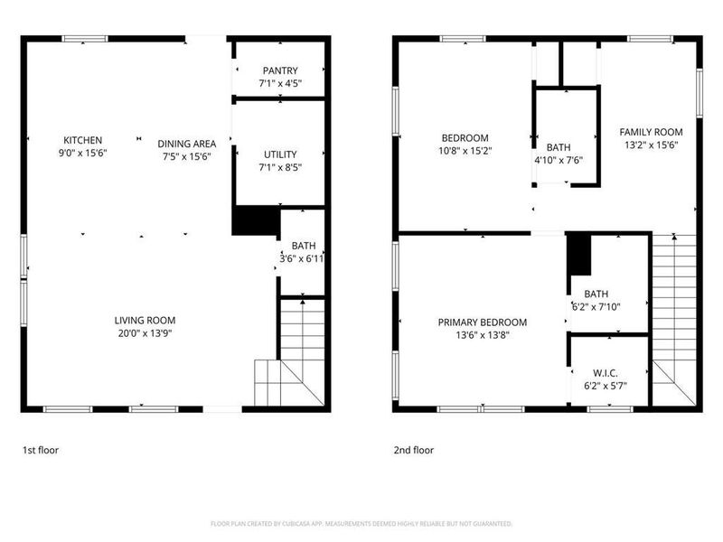 2D floor plan layout of this home in , Winterville, GA (Image 5).