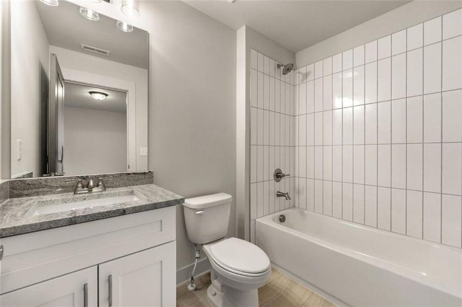 Furnished interior view inside a new home in Steeplechase, Hoschton (Image 15).