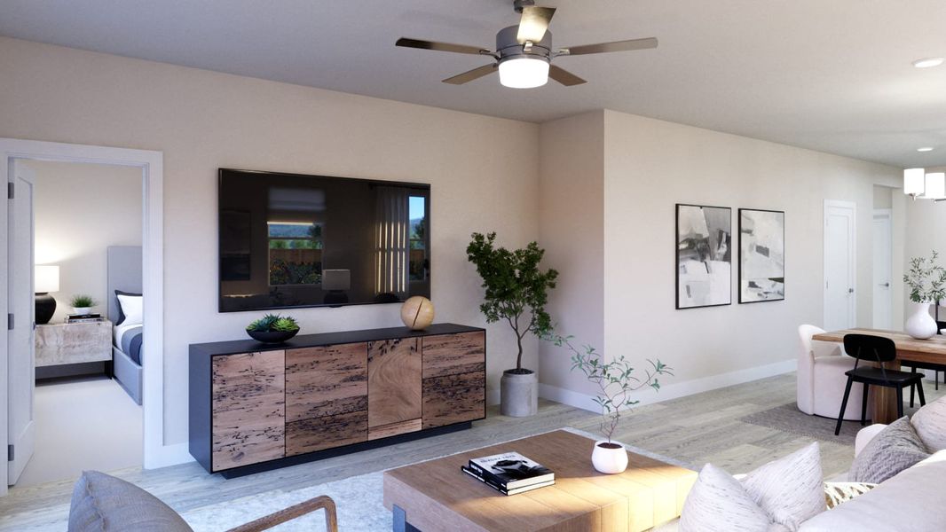 Representative furnished interior of a home built from the Tatum by Landsea Homes in Lariat, Liberty Hill (Image 4). Representative furnished interior of a home built from the Tatum by Landsea Homes in Lariat, Liberty Hill (Image 4).