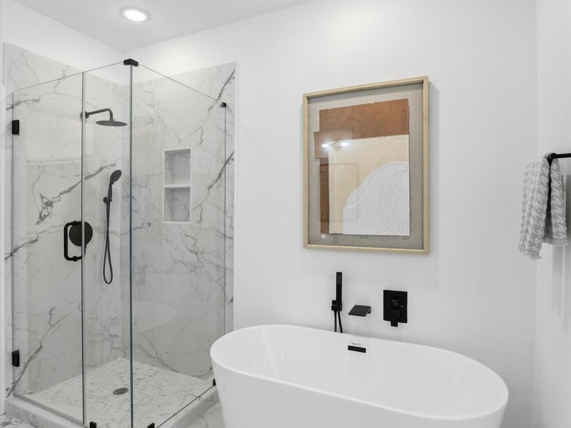 Furnished interior view inside a new home in , Houston (Image 19).