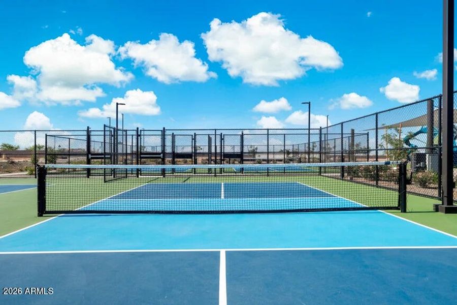 Pickleball court