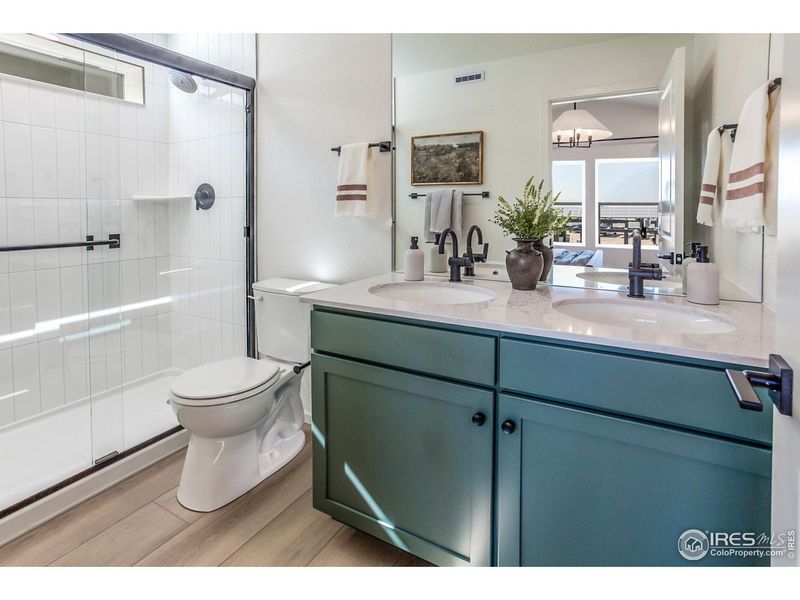Furnished interior view inside a new home in Prairie Song Story Collection - Single Family Homes, Windsor (Image 10).