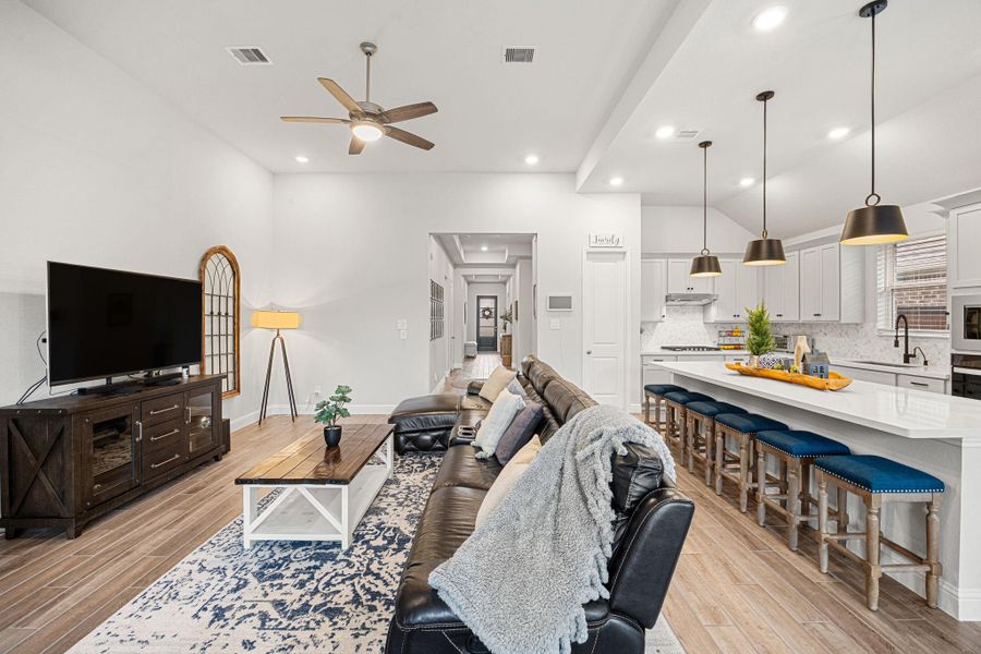 Furnished interior view inside a new home in , Tomball (Image 6).