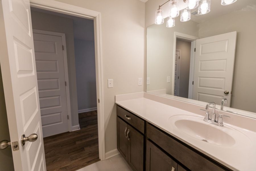 Representative furnished interior of a home built from the Dalton by Parkside Builders in The Woods, Gallatin (Image 9).