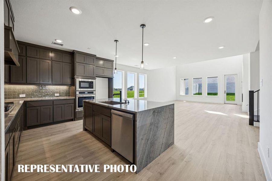 Packed with space, storage and style, this dream kitchen is calling your name!  REPRESENTATIVE PHOTO