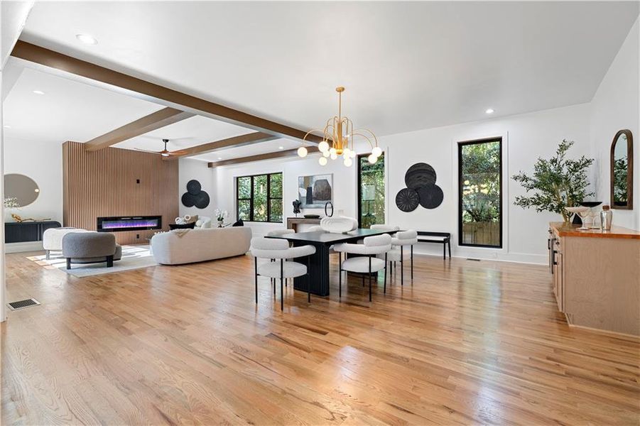 Furnished interior view inside a new home in , Atlanta (Image 12).