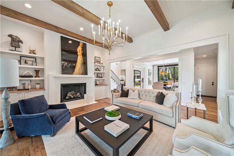 Furnished interior view inside a new home in , Alpharetta (Image 5).