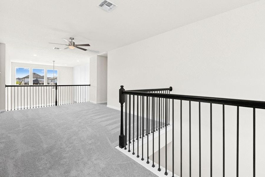 Spacious, unfurnished interior of a new home in Santa Rita Ranch, Liberty Hill (Image 17). Spacious, unfurnished interior of a new home in Santa Rita Ranch, Liberty Hill (Image 17).