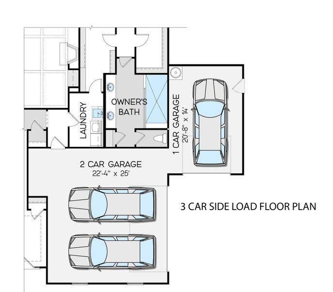 2D floor plan layout for the Madison by Greybrook Homes in Edmunds Farm, Clover, SC (Image 26).