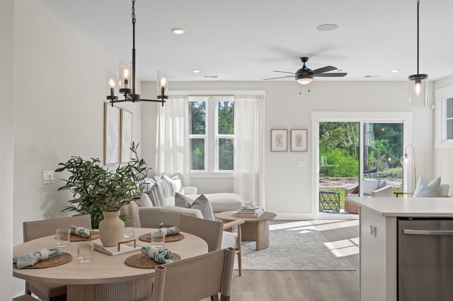 Representative furnished interior of a home built from the Foster II by Hunter Quinn Homes in Windward Townes, Goose Creek (Image 33).