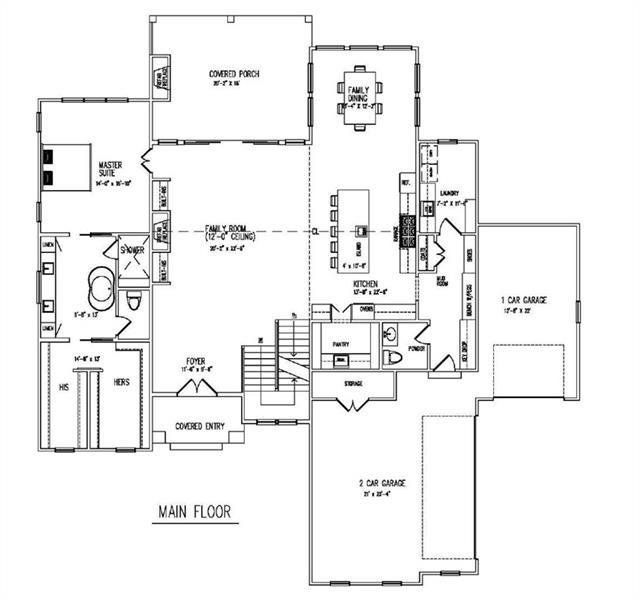 2D floor plan layout of this home in , Cumming, GA (Image 34). 2D floor plan layout of this home in , Cumming, GA (Image 34).
