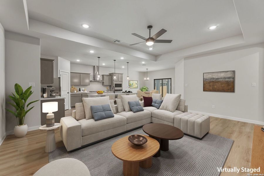Furnished interior view inside a new home in Hickory Ridge, Elmendorf (Image 6).