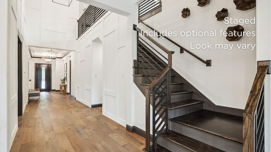 Furnished interior view inside a new home in The Grand Prairie 60', Hockley (Image 7).