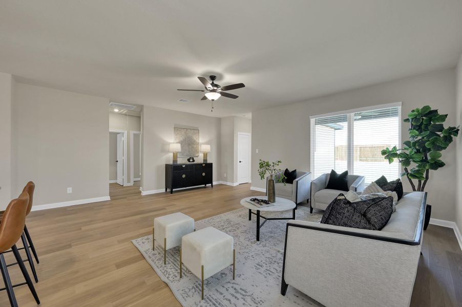 Furnished interior view inside a new home in Magnolia Woods, Magnolia (Image 9).