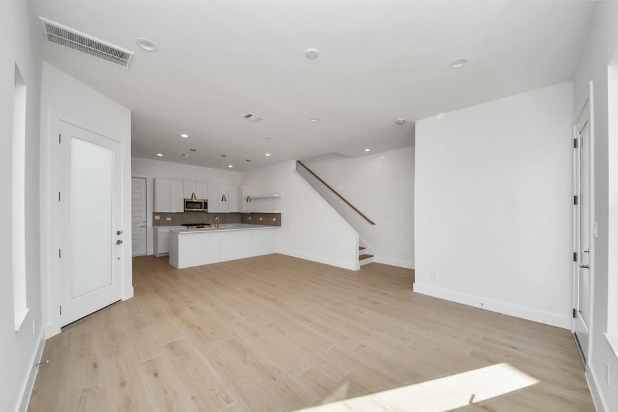 Spacious, unfurnished interior of a new home in , Houston (Image 11). Spacious, unfurnished interior of a new home in , Houston (Image 11).