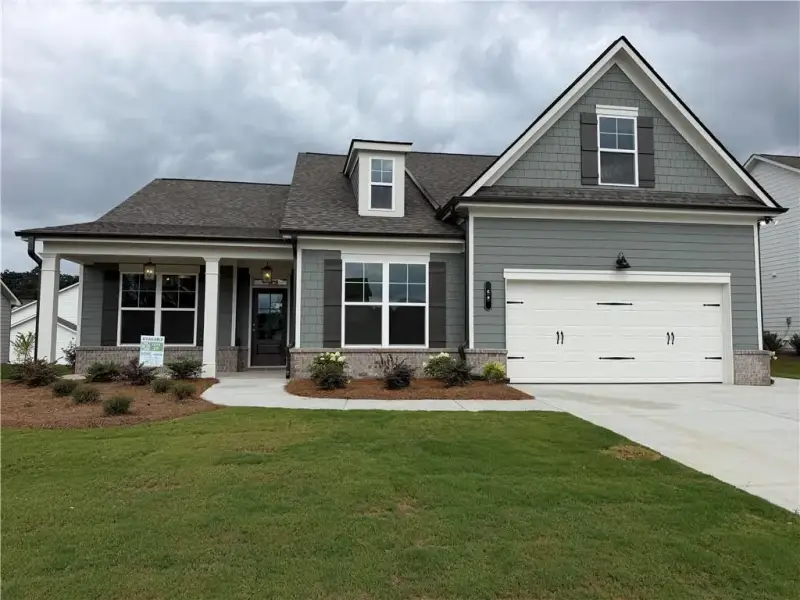 Front exterior of a new home in , Jefferson, GA, highlighting curb appeal (Image 1). Front exterior of a new home in , Jefferson, GA, highlighting curb appeal (Image 1).