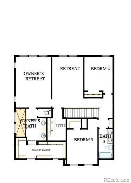 2D floor plan layout of this home in , Aurora, CO (Image 4). 2D floor plan layout of this home in , Aurora, CO (Image 4).