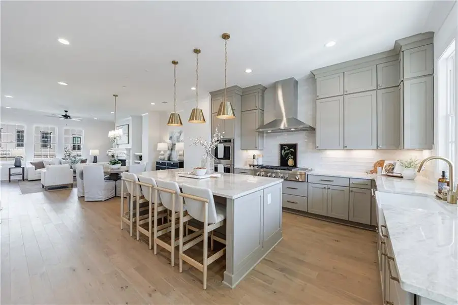 Furnished interior view inside a new home in , Alpharetta (Image 10).