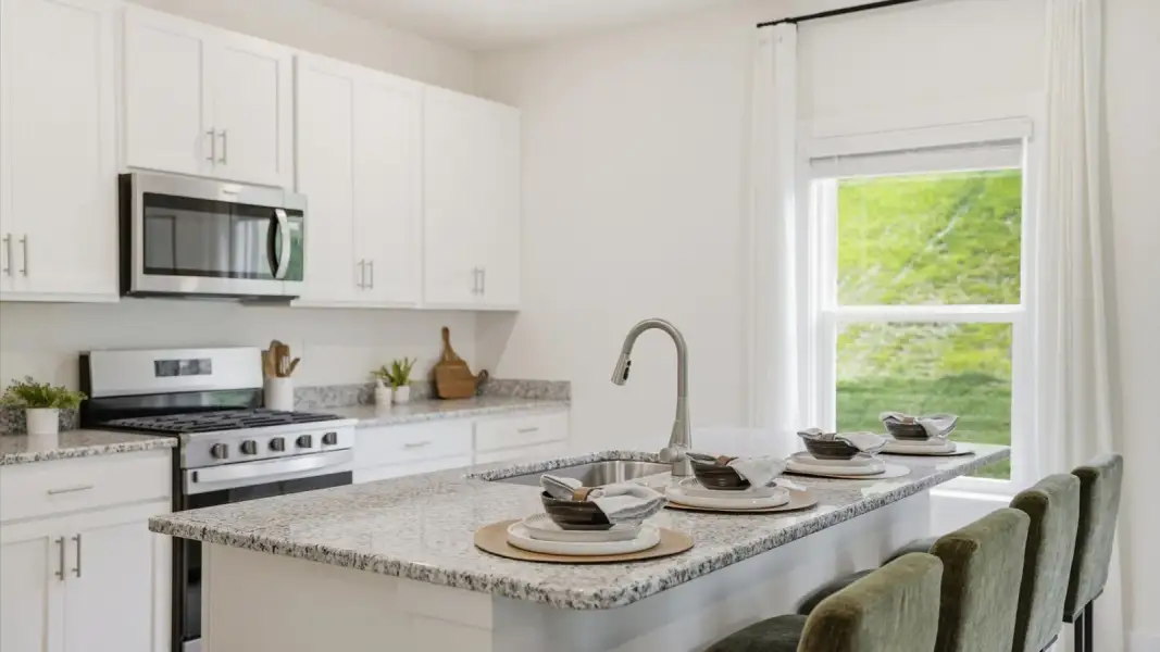 Furnished interior view inside a new home in Catlett Cove, Knoxville (Image 17).