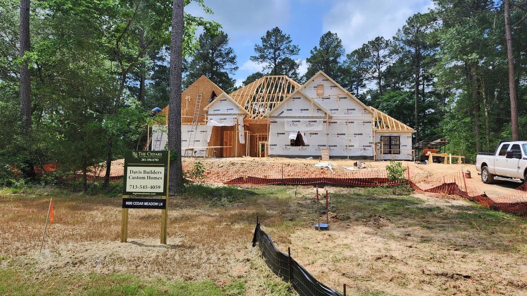 In-progress construction of a new home in , Plantersville, TX (Image 6). In-progress construction of a new home in , Plantersville, TX (Image 6).