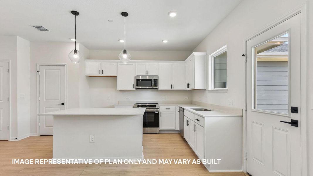 Furnished interior view inside a new home in Avery Centre, Round Rock (Image 7).