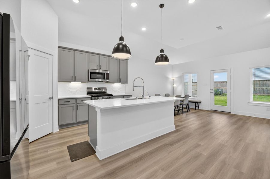Furnished interior view inside a new home in Marvida, Cypress (Image 19). Furnished interior view inside a new home in Marvida, Cypress (Image 19).