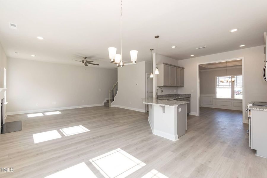 Representative unfurnished interior of a home built from the 2721 by Adams Homes in Hidden Pines, Cameron (Image 20).
