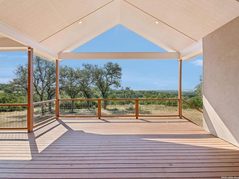Exterior details and patio area of a home in , Spring Branch (Image 22).