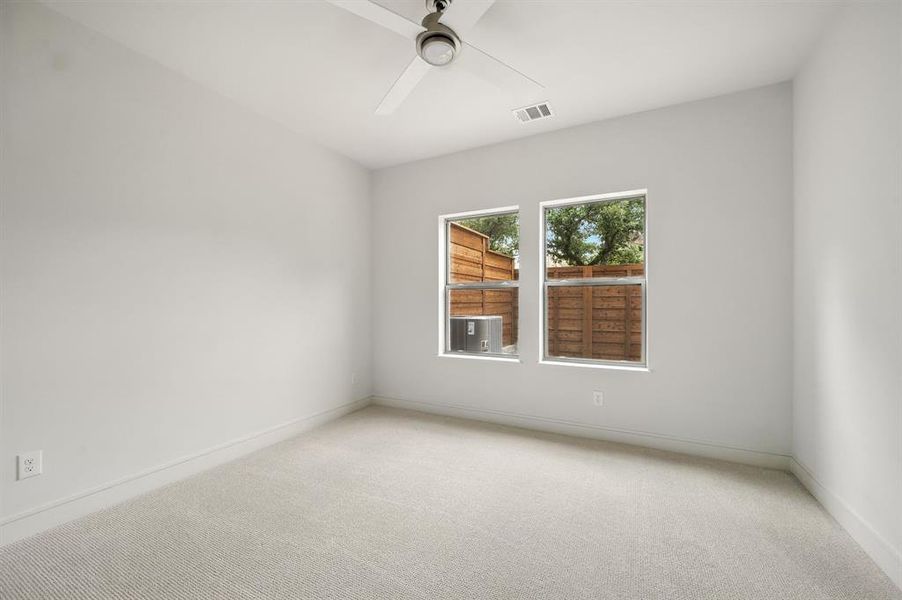 The spacious main floor bedroom room offer outstanding privacy for your guests. The spacious main floor bedroom room offer outstanding privacy for your guests.