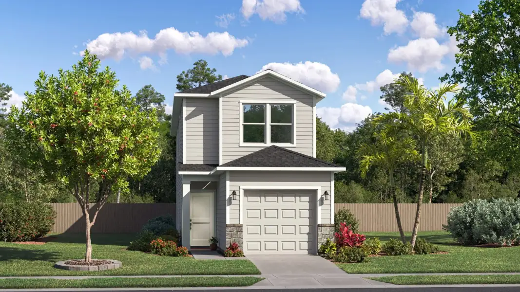 Exterior J5 with landscaping Exterior J5 with landscaping