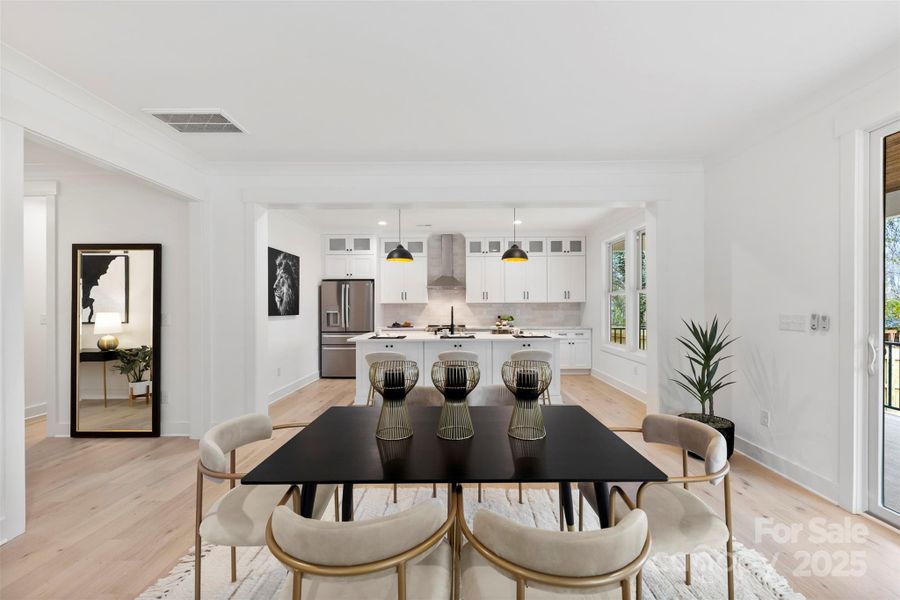 Furnished interior view inside a new home in , Belmont (Image 31).