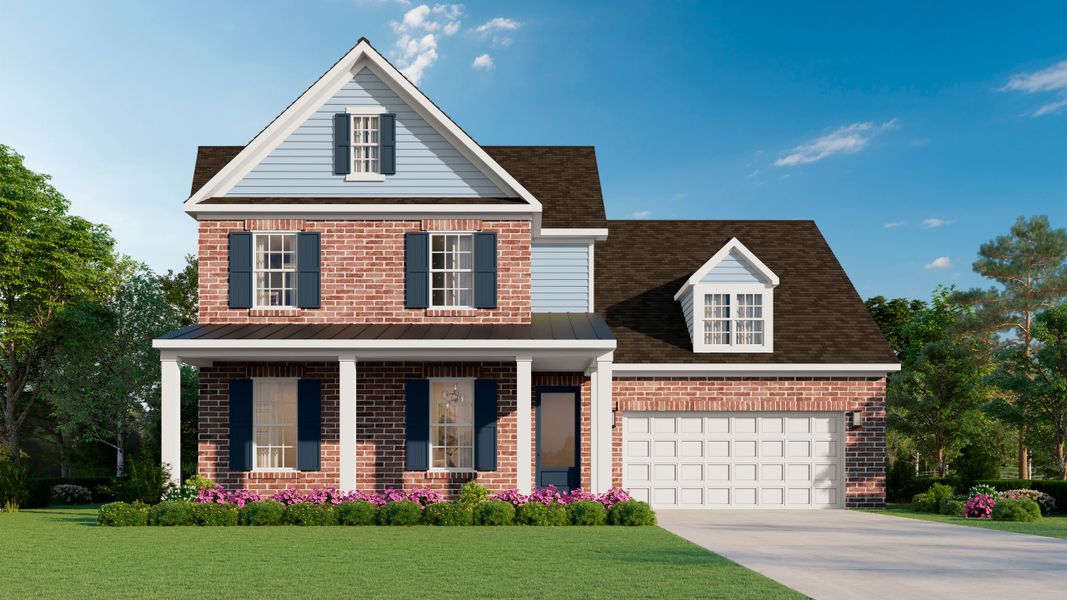 Representative exterior photo of a completed home built from the Arbor by Grant & Co in Lockwood, Collierville, TN (Image 2).