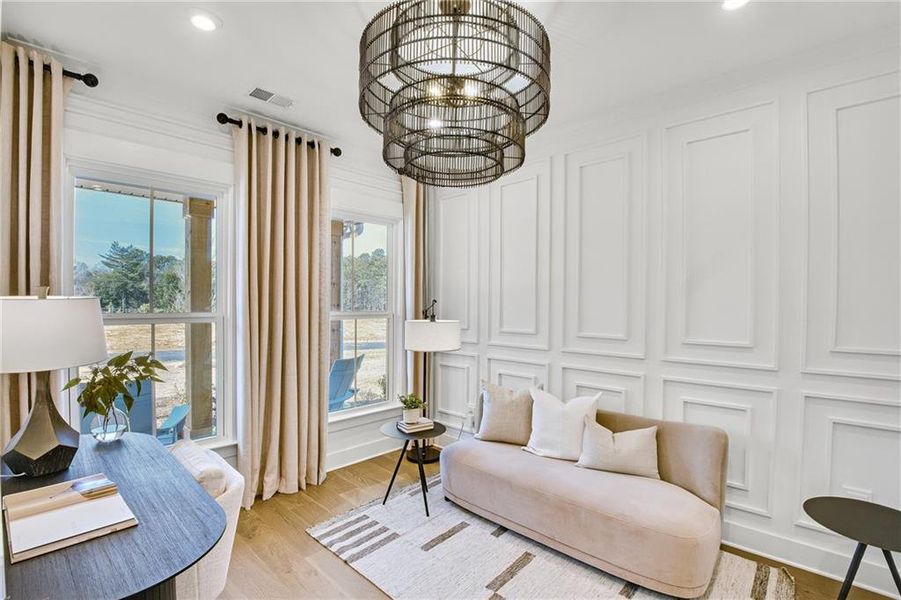 Furnished interior view inside a new home in Ashworth Estates, Powder Springs (Image 13).