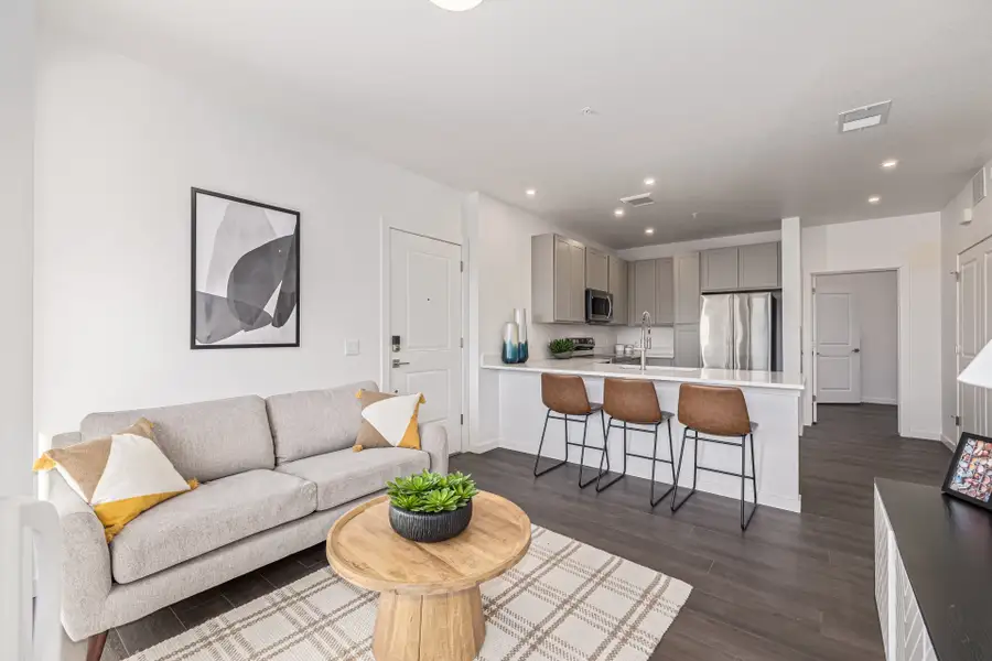Furnished interior view inside a new home in The Scene at Sloan's Lake, Denver (Image 6).