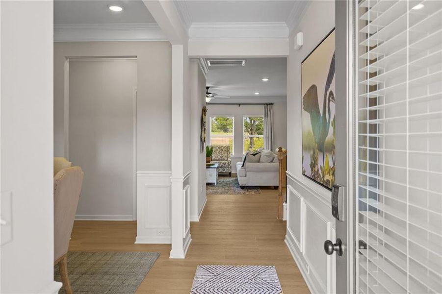 Furnished interior view inside a new home in Oakmont, Dallas (Image 39).