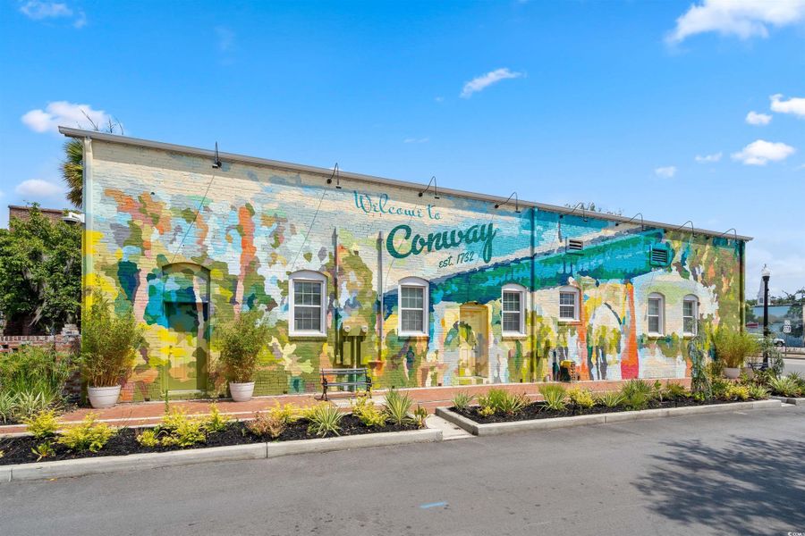 Front exterior of a new home in Beach Gardens, Conway, SC, highlighting curb appeal (Image 13).