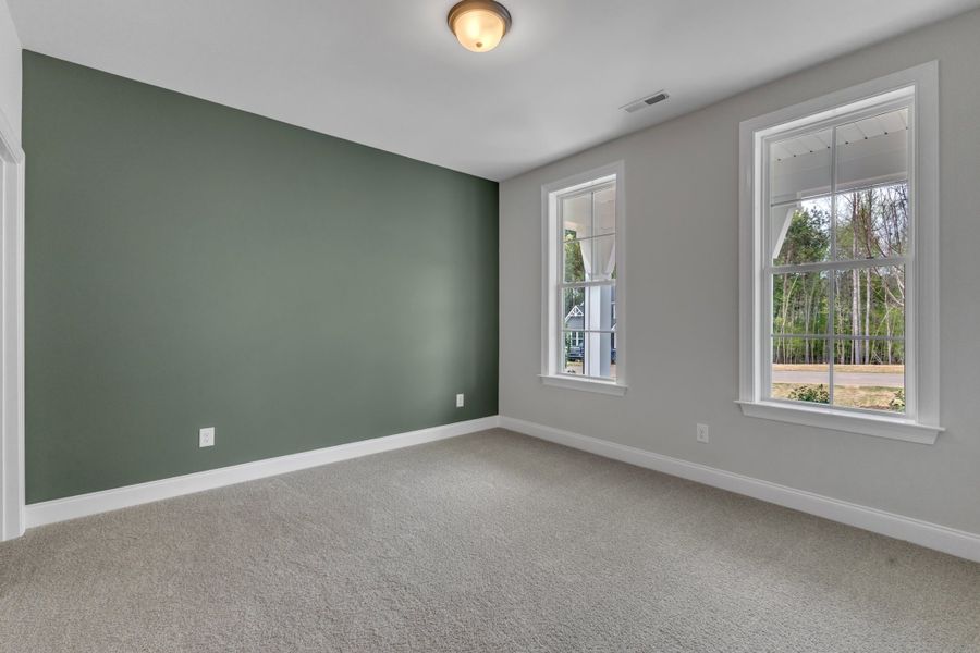 Representative unfurnished interior of a home built from the The Hampton by RobuckHomes in Baylee Ridge, Selma (Image 29). Representative unfurnished interior of a home built from the The Hampton by RobuckHomes in Baylee Ridge, Selma (Image 29).
