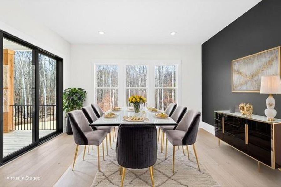 Furnished interior view inside a new home in , Jefferson (Image 7).