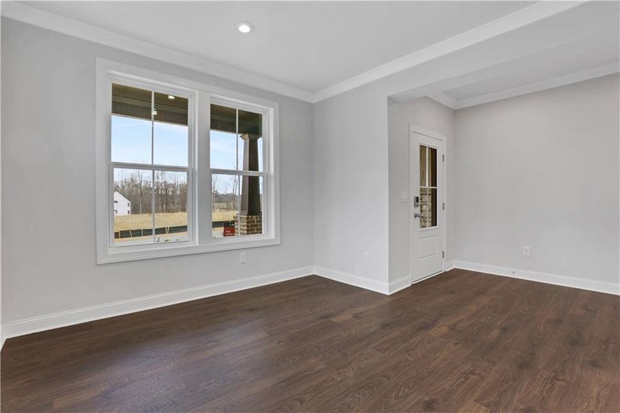 Spacious, unfurnished interior of a new home in Acacia, Cumming (Image 30). Spacious, unfurnished interior of a new home in Acacia, Cumming (Image 30).