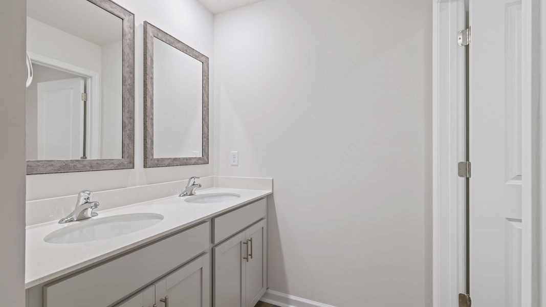 Furnished interior view inside a new home in Bentley Park, Greenwood (Image 11). Furnished interior view inside a new home in Bentley Park, Greenwood (Image 11).