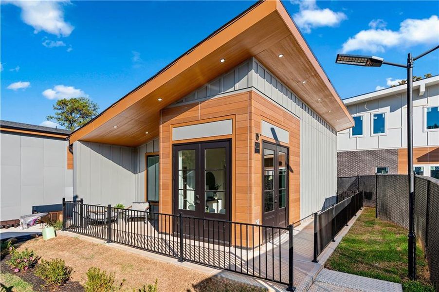 Exterior details and patio area of a home in , Union City (Image 21). Exterior details and patio area of a home in , Union City (Image 21).