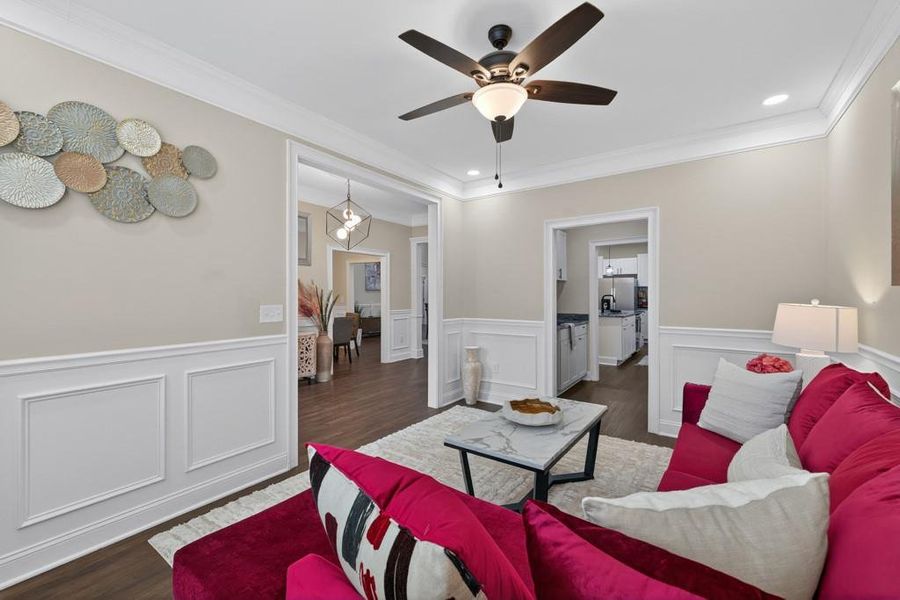 Furnished interior view inside a new home in , Oxford (Image 49). Furnished interior view inside a new home in , Oxford (Image 49).