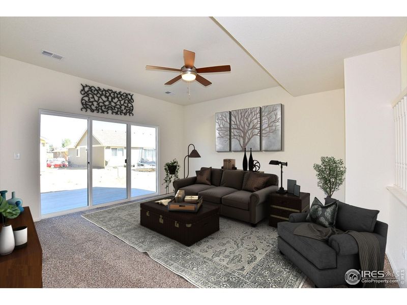 Furnished interior view inside a new home in , Johnstown (Image 18). Furnished interior view inside a new home in , Johnstown (Image 18).