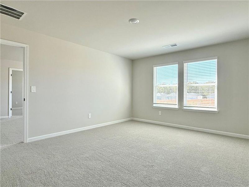 Spacious, unfurnished interior of a new home in Vines at Mill Creek - Estate Series, Braselton (Image 16). Spacious, unfurnished interior of a new home in Vines at Mill Creek - Estate Series, Braselton (Image 16).